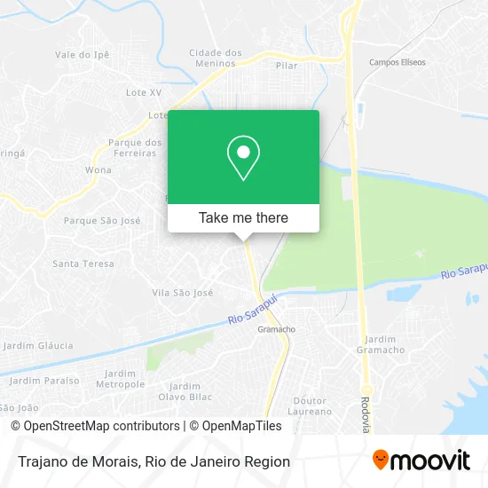 Trajano de Morais map