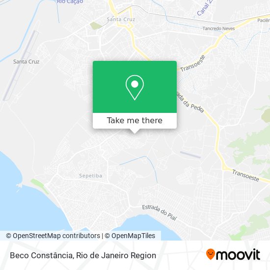 Beco Constância map