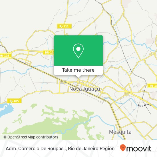 Adm. Comercio De Roupas . map