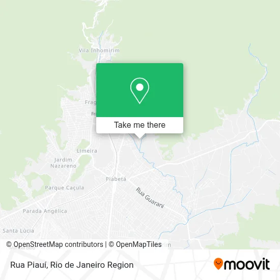 Rua Piauí map