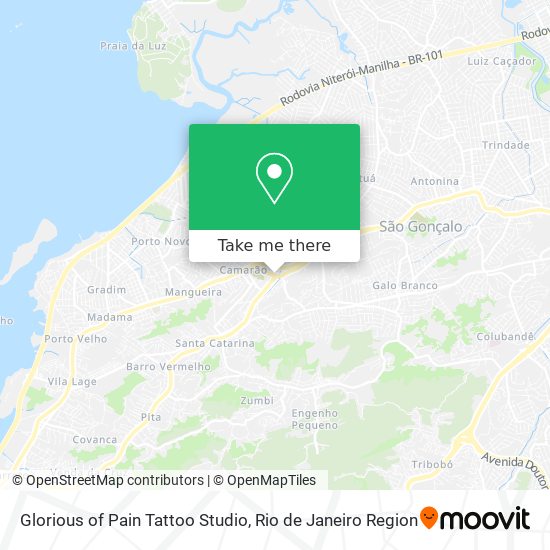 Glorious of Pain Tattoo Studio map
