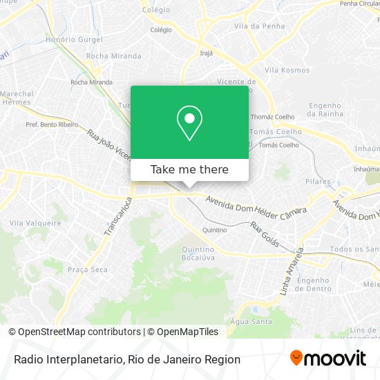 Radio Interplanetario map