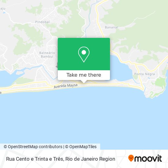 Rua Cento e Trinta e Três map
