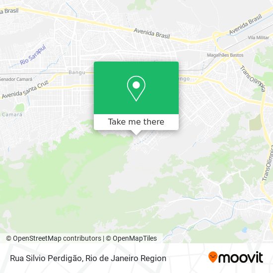 Mapa Rua Silvio Perdigão
