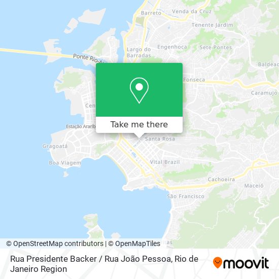 Rua Presidente Backer / Rua João Pessoa map