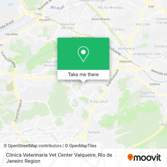 Clinica Veterinaria Vet Center Valqueire map