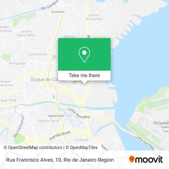 Rua Francisco Alves, 10 map