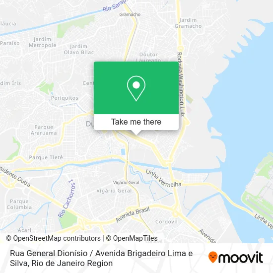 Rua General Dionísio / Avenida Brigadeiro Lima e Silva map
