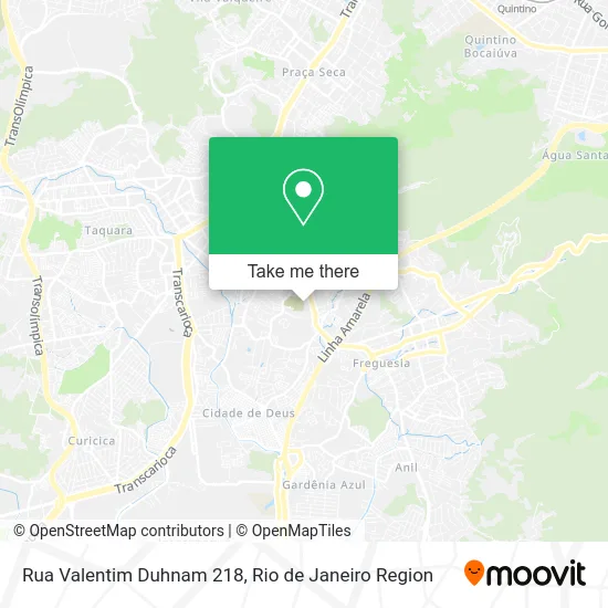 Rua Valentim Duhnam 218 map