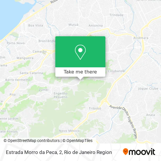 Estrada Morro da Peca, 2 map