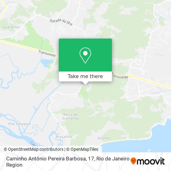 Caminho Antônio Pereira Barbosa, 17 map