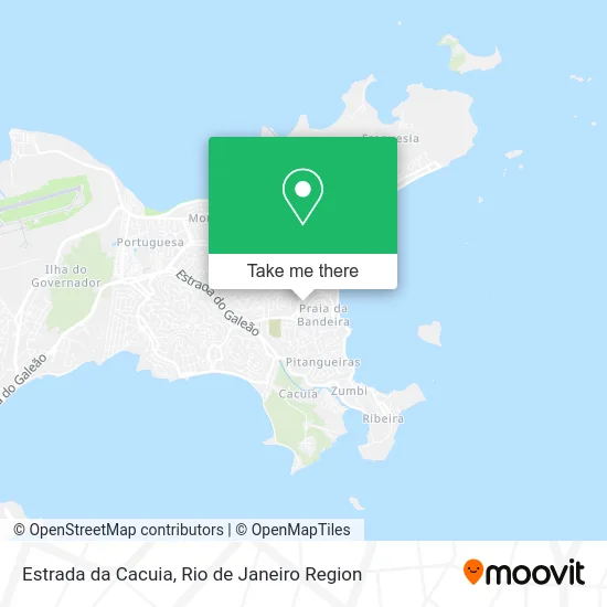 Estrada da Cacuia map