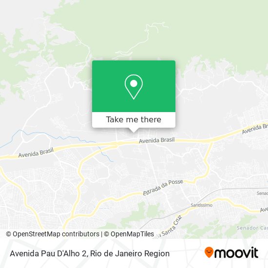 Avenida Pau D'Alho 2 map