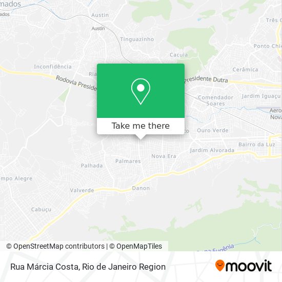 Mapa Rua Márcia Costa