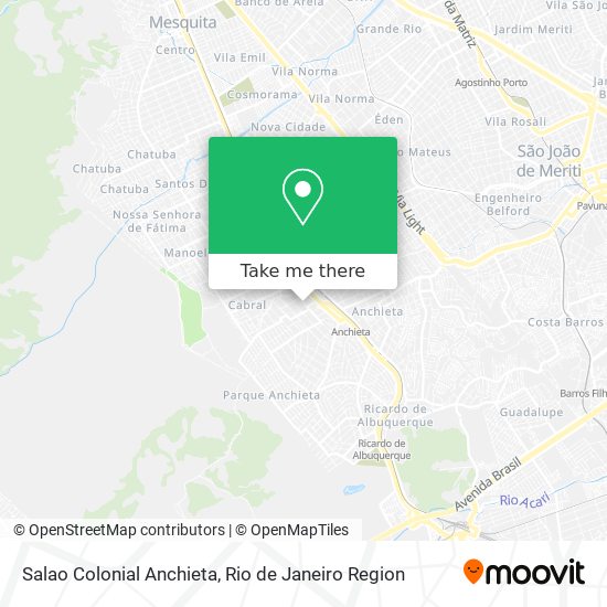 Salao Colonial Anchieta map