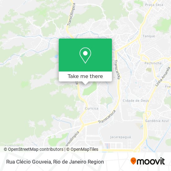 Mapa Rua Clécio Gouveia