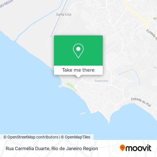 Mapa Rua Carmélia Duarte