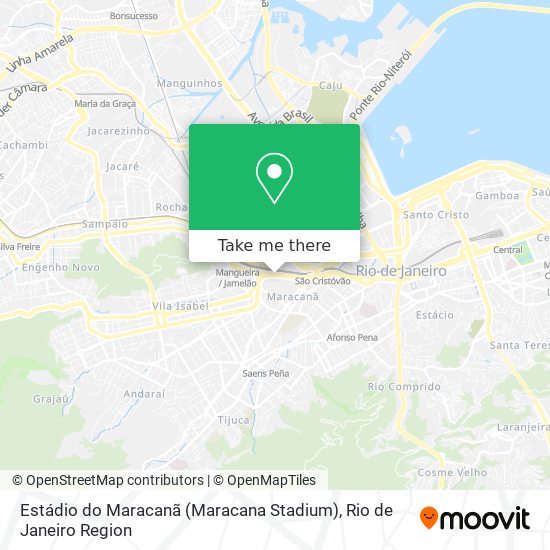 Estádio do Maracanã (Maracana Stadium) map