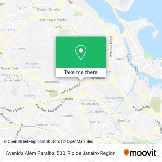 Avenida Além Paraíba, 530 map