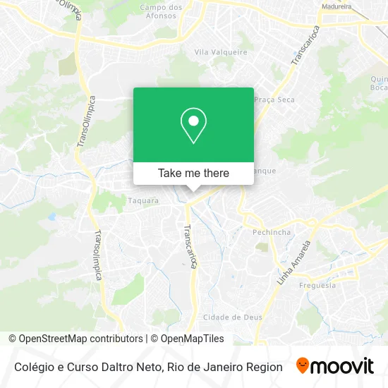 Colégio e Curso Daltro Neto map