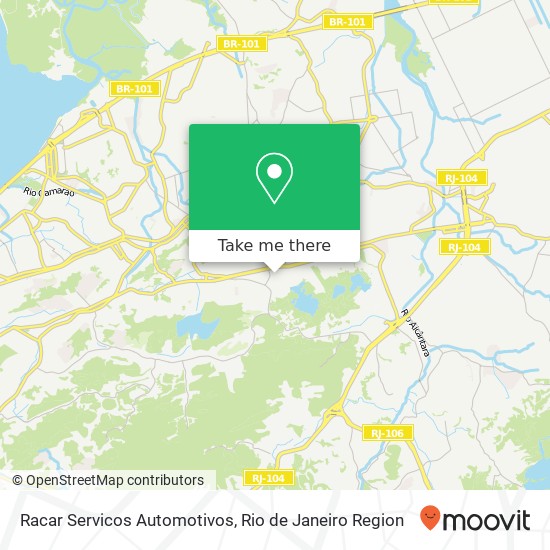 Racar Servicos Automotivos map