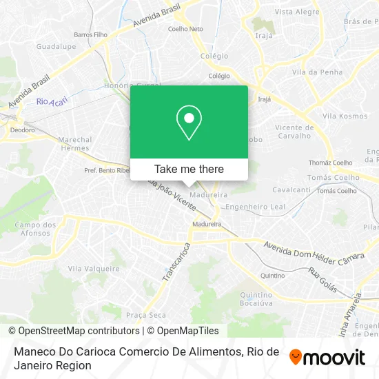 Maneco Do Carioca Comercio De Alimentos map