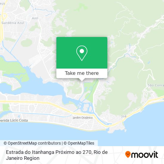 Estrada do Itanhanga Próximo ao 270 map