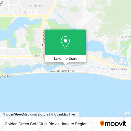 Golden Green Golf Club map