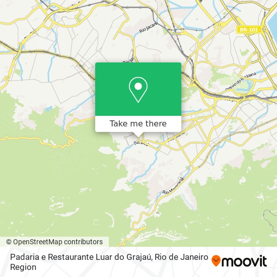 Padaria e Restaurante Luar do Grajaú map