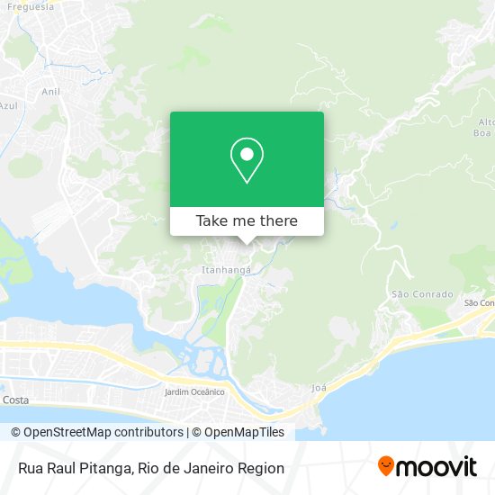 Mapa Rua Raul Pitanga