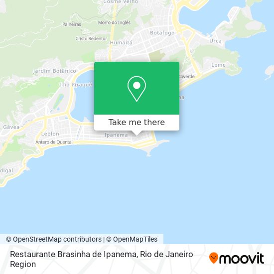 Restaurante Brasinha de Ipanema map