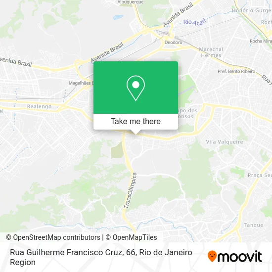 Rua Guilherme Francisco Cruz, 66 map