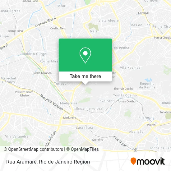 Rua Aramaré map