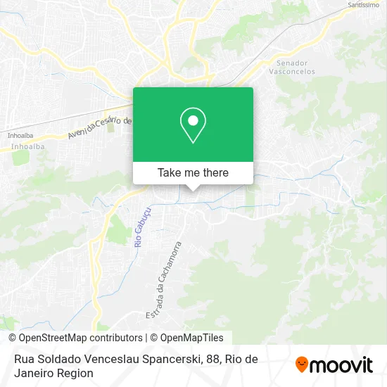 Rua Soldado Venceslau Spancerski, 88 map