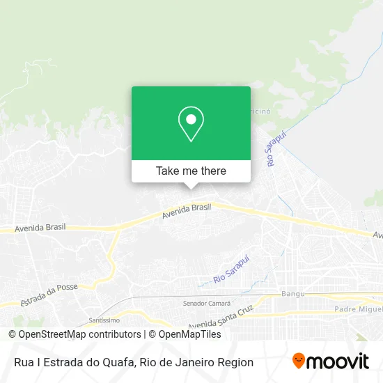 Rua I Estrada do Quafa map