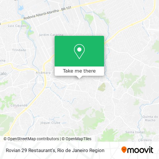 Rovian 29 Restaurant's map