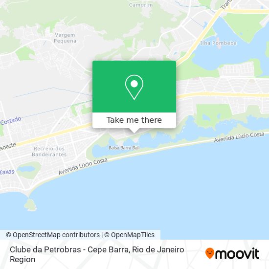 Clube da Petrobras - Cepe Barra map