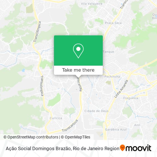Ação Social Domingos Brazão map