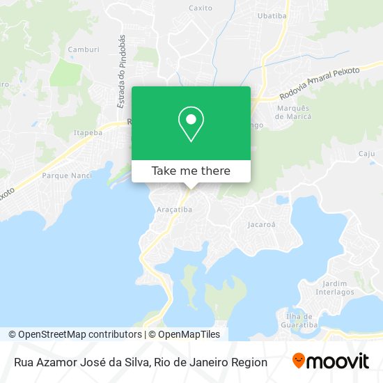 Rua Azamor José da Silva map