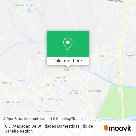 U D Atacadao De Utilidades Domesticas map