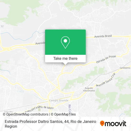 Estrada Professor Daltro Santos, 44 map