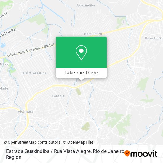 Estrada Guaxindiba / Rua Vista Alegre map
