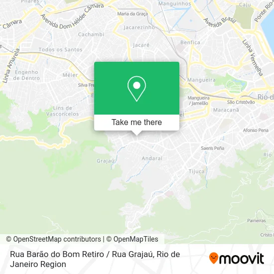 Rua Barão do Bom Retiro / Rua Grajaú map