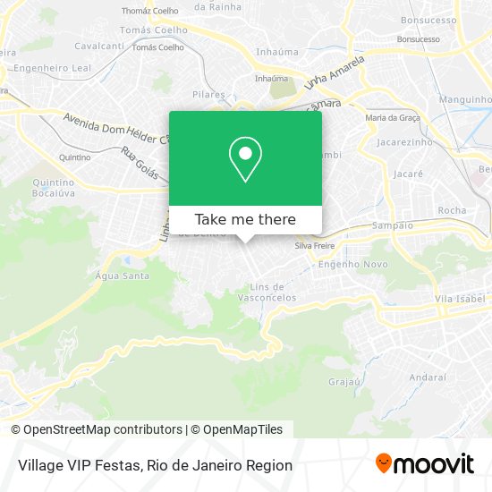 Village VIP Festas map