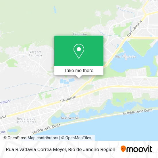 Rua Rivadavia Correa Meyer map