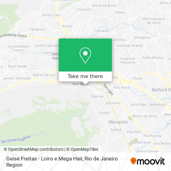 Geise Freitas - Loiro e Mega Hair map