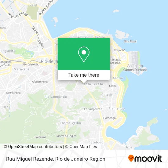 Rua Miguel Rezende map