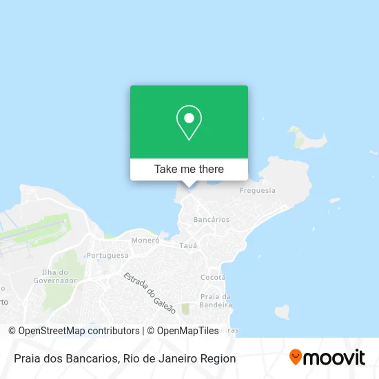 Praia dos Bancarios map