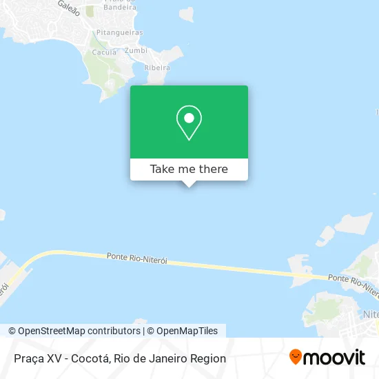 Praça XV - Cocotá map