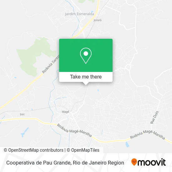 Cooperativa de Pau Grande map